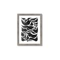 Picture of Noir Leaves II  _GroupedProduct_Rectangle_Portrait_Framed_Matted_
