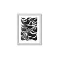 Picture of Noir Leaves II  _GroupedProduct_Rectangle_Portrait_Framed_Matted_
