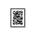 Picture of Noir Leaves II  _GroupedProduct_Rectangle_Portrait_Framed_Matted_
