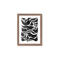 Picture of Noir Leaves II  _GroupedProduct_Rectangle_Portrait_Framed_Matted_
