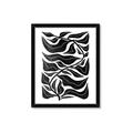 Picture of Noir Leaves II  _GroupedProduct_Rectangle_Portrait_Framed_Matted_