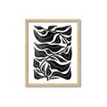 Picture of Noir Leaves II  _GroupedProduct_Rectangle_Portrait_Framed_Matted_