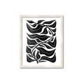 Picture of Noir Leaves II  _GroupedProduct_Rectangle_Portrait_Framed_Matted_