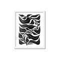 Picture of Noir Leaves II  _GroupedProduct_Rectangle_Portrait_Framed_Matted_