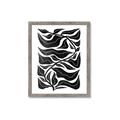 Picture of Noir Leaves II  _GroupedProduct_Rectangle_Portrait_Framed_Matted_