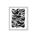 Picture of Noir Leaves II  _GroupedProduct_Rectangle_Portrait_Framed_Matted_