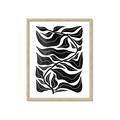 Picture of Noir Leaves II  _GroupedProduct_Rectangle_Portrait_Framed_Matted_