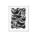 Picture of Noir Leaves II  _GroupedProduct_Rectangle_Portrait_Framed_Matted_