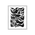 Picture of Noir Leaves II  _GroupedProduct_Rectangle_Portrait_Framed_Matted_