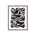 Picture of Noir Leaves II  _GroupedProduct_Rectangle_Portrait_Framed_Matted_