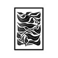 Picture of Noir Leaves II  _GroupedProduct_Rectangle_Portrait_Framed_Matted_