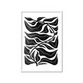 Picture of Noir Leaves II  _GroupedProduct_Rectangle_Portrait_Framed_Matted_