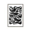 Picture of Noir Leaves II  _GroupedProduct_Rectangle_Portrait_Framed_Matted_