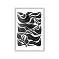 Picture of Noir Leaves II  _GroupedProduct_Rectangle_Portrait_Framed_Matted_
