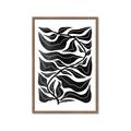 Picture of Noir Leaves II  _GroupedProduct_Rectangle_Portrait_Framed_Matted_