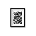 Picture of Noir Leaves II  _GroupedProduct_Rectangle_Portrait_Framed_Matted_
