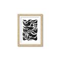 Picture of Noir Leaves II  _GroupedProduct_Rectangle_Portrait_Framed_Matted_