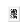Picture of Noir Leaves II  _GroupedProduct_Rectangle_Portrait_Framed_Matted_