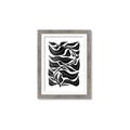Picture of Noir Leaves II  _GroupedProduct_Rectangle_Portrait_Framed_Matted_