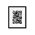 Picture of Noir Leaves II  _GroupedProduct_Rectangle_Portrait_Framed_Matted_
