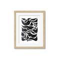 Picture of Noir Leaves II  _GroupedProduct_Rectangle_Portrait_Framed_Matted_