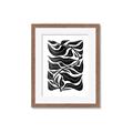 Picture of Noir Leaves II  _GroupedProduct_Rectangle_Portrait_Framed_Matted_