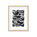Picture of Noir Leaves II  _GroupedProduct_Rectangle_Portrait_Framed_Matted_