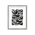 Picture of Noir Leaves II  _GroupedProduct_Rectangle_Portrait_Framed_Matted_