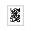 Picture of Noir Leaves II  _GroupedProduct_Rectangle_Portrait_Framed_Matted_