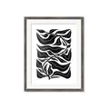 Picture of Noir Leaves II  _GroupedProduct_Rectangle_Portrait_Framed_Matted_
