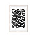 Picture of Noir Leaves II  _GroupedProduct_Rectangle_Portrait_Framed_Matted_