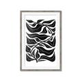 Picture of Noir Leaves II  _GroupedProduct_Rectangle_Portrait_Framed_Matted_