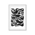 Picture of Noir Leaves II  _GroupedProduct_Rectangle_Portrait_Framed_Matted_