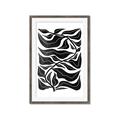 Picture of Noir Leaves II  _GroupedProduct_Rectangle_Portrait_Framed_Matted_
