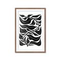 Picture of Noir Leaves II  _GroupedProduct_Rectangle_Portrait_Framed_Matted_