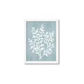 Picture of Coral Leaves I _GroupedProduct_Rectangle_Portrait_Framed_Matted_