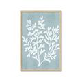 Picture of Coral Leaves I _GroupedProduct_Rectangle_Portrait_Framed_Matted_