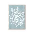 Picture of Coral Leaves I _GroupedProduct_Rectangle_Portrait_Framed_Matted_