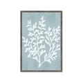 Picture of Coral Leaves I _GroupedProduct_Rectangle_Portrait_Framed_Matted_