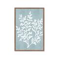 Picture of Coral Leaves I _GroupedProduct_Rectangle_Portrait_Framed_Matted_