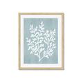 Picture of Coral Leaves I _GroupedProduct_Rectangle_Portrait_Framed_Matted_