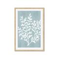 Picture of Coral Leaves I _GroupedProduct_Rectangle_Portrait_Framed_Matted_