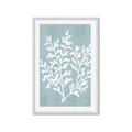 Picture of Coral Leaves I _GroupedProduct_Rectangle_Portrait_Framed_Matted_
