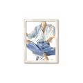Picture of Blue Jeans I _GroupedProduct_Rectangle_Portrait_Framed_Matted_