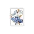 Picture of Blue Jeans I _GroupedProduct_Rectangle_Portrait_Framed_Matted_