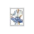 Picture of Blue Jeans I _GroupedProduct_Rectangle_Portrait_Framed_Matted_