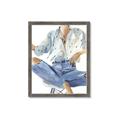 Picture of Blue Jeans I _GroupedProduct_Rectangle_Portrait_Framed_Matted_