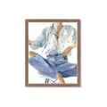 Picture of Blue Jeans I _GroupedProduct_Rectangle_Portrait_Framed_Matted_