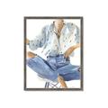 Picture of Blue Jeans I _GroupedProduct_Rectangle_Portrait_Framed_Matted_