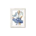 Picture of Blue Jeans I _GroupedProduct_Rectangle_Portrait_Framed_Matted_